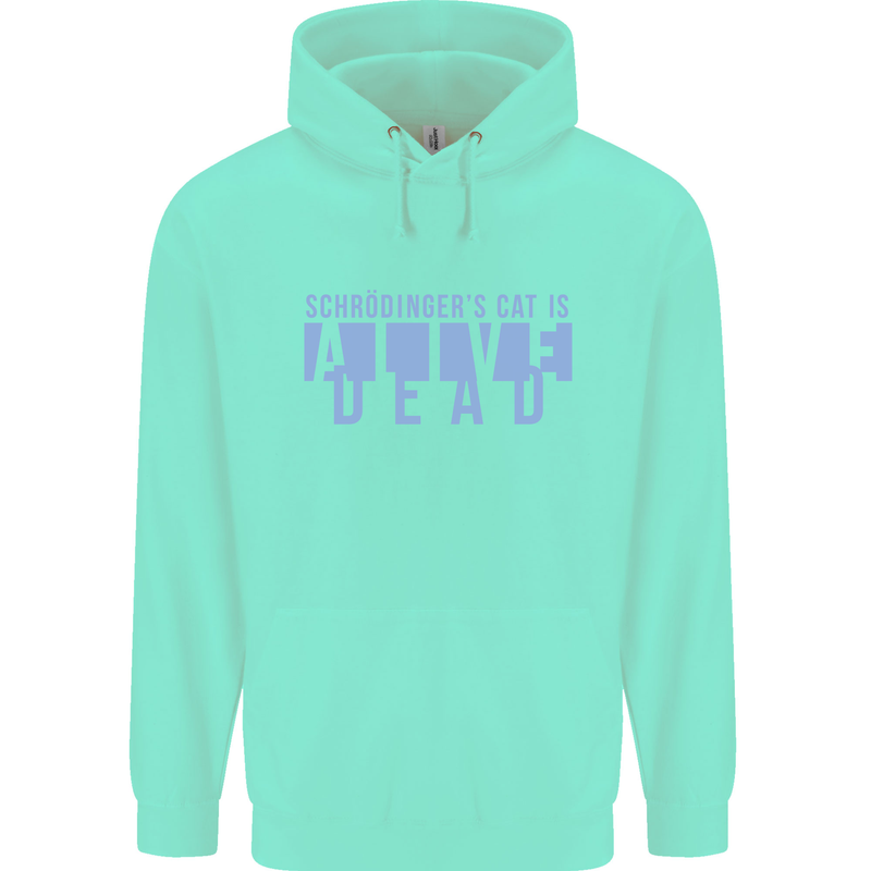 Schrodingers Cat Dead Alive Childrens Kids Hoodie Peppermint