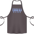 Schrodingers Cat Dead Alive Cotton Apron 100% Organic Dark Grey