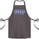 Schrodingers Cat Dead Alive Cotton Apron 100% Organic Dark Grey
