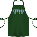 Schrodingers Cat Dead Alive Cotton Apron 100% Organic Forest Green