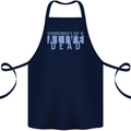 Schrodingers Cat Dead Alive Cotton Apron 100% Organic Navy Blue