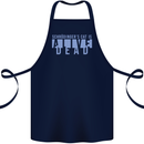 Schrodingers Cat Dead Alive Cotton Apron 100% Organic Navy Blue
