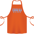 Schrodingers Cat Dead Alive Cotton Apron 100% Organic Orange