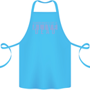 Schrodingers Cat Dead Alive Cotton Apron 100% Organic Turquoise