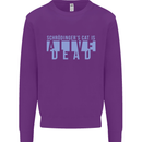 Schrodingers Cat Dead Alive Kids Sweatshirt Jumper Purple