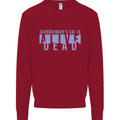 Schrodingers Cat Dead Alive Kids Sweatshirt Jumper Red