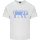 Schrodingers Cat Dead Alive Kids T-Shirt Childrens White