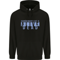 Schrodingers Cat Dead Alive Mens 80% Cotton Hoodie Black