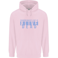 Schrodingers Cat Dead Alive Mens 80% Cotton Hoodie Light Pink
