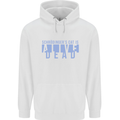 Schrodingers Cat Dead Alive Mens 80% Cotton Hoodie White