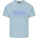 Schrodingers Cat Dead Alive Mens Cotton T-Shirt Tee Top Light Blue