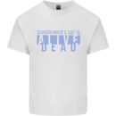Schrodingers Cat Dead Alive Mens Cotton T-Shirt Tee Top White