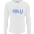 Schrodingers Cat Dead Alive Mens Long Sleeve T-Shirt White