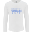 Schrodingers Cat Dead Alive Mens Long Sleeve T-Shirt White