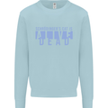 Schrodingers Cat Dead Alive Mens Sweatshirt Jumper Light Blue