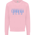 Schrodingers Cat Dead Alive Mens Sweatshirt Jumper Light Pink