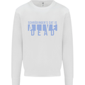 Schrodingers Cat Dead Alive Mens Sweatshirt Jumper White
