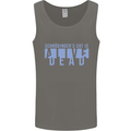 Schrodingers Cat Dead Alive Mens Vest Tank Top Charcoal