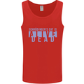 Schrodingers Cat Dead Alive Mens Vest Tank Top Red