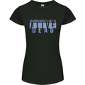 Schrodingers Cat Dead Alive Womens Petite Cut T-Shirt Black