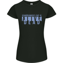 Schrodingers Cat Dead Alive Womens Petite Cut T-Shirt Black