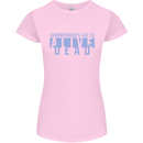 Schrodingers Cat Dead Alive Womens Petite Cut T-Shirt Light Pink
