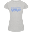 Schrodingers Cat Dead Alive Womens Petite Cut T-Shirt Sports Grey