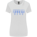 Schrodingers Cat Dead Alive Womens Wider Cut T-Shirt White