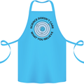 Science Doesnt Care Atheism Atheist Funny Cotton Apron 100% Organic Turquoise