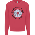Science Doesnt Care Atheism Atheist Funny Kids Sweatshirt Jumper Heliconia