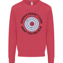 Science Doesnt Care Atheism Atheist Funny Kids Sweatshirt Jumper Heliconia