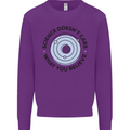 Science Doesnt Care Atheism Atheist Funny Kids Sweatshirt Jumper Purple