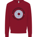 Science Doesnt Care Atheism Atheist Funny Kids Sweatshirt Jumper Red