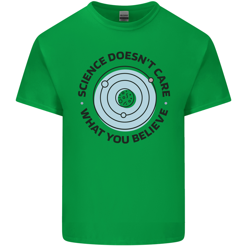 Science Doesnt Care Atheism Atheist Funny Kids T-Shirt Childrens Irish Green