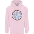 Science Doesnt Care Atheism Atheist Funny Mens 80% Cotton Hoodie Light Pink