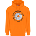 Science Doesnt Care Atheism Atheist Funny Mens 80% Cotton Hoodie Orange