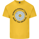 Science Doesnt Care Atheism Atheist Funny Mens Cotton T-Shirt Tee Top Yellow