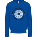 Science Doesnt Care Atheism Atheist Funny Mens Sweatshirt Jumper Royal Blue