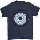 Science Doesnt Care Atheism Atheist Funny Mens T-Shirt 100% Cotton Navy Blue