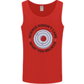 Science Doesnt Care Atheism Atheist Funny Mens Vest Tank Top Red