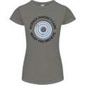 Science Doesnt Care Atheism Atheist Funny Womens Petite Cut T-Shirt Charcoal