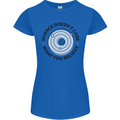 Science Doesnt Care Atheism Atheist Funny Womens Petite Cut T-Shirt Royal Blue