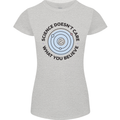 Science Doesnt Care Atheism Atheist Funny Womens Petite Cut T-Shirt Sports Grey