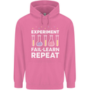 Science Experiment Fail Repeat Chemistry Geek Childrens Kids Hoodie Azalea