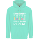 Science Experiment Fail Repeat Chemistry Geek Childrens Kids Hoodie Peppermint