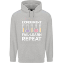Science Experiment Fail Repeat Chemistry Geek Childrens Kids Hoodie Sports Grey
