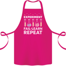 Science Experiment Fail Repeat Chemistry Geek Cotton Apron 100% Organic Pink