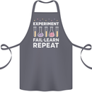Science Experiment Fail Repeat Chemistry Geek Cotton Apron 100% Organic Steel
