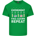 Science Experiment Fail Repeat Chemistry Geek Kids T-Shirt Childrens Irish Green