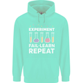 Science Experiment Fail Repeat Chemistry Geek Mens 80% Cotton Hoodie Peppermint